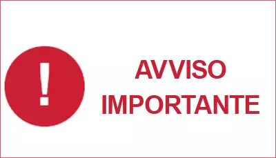Avviso importante